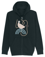 Abstract Ramen Hanorac cu fermoar Unisex Connector