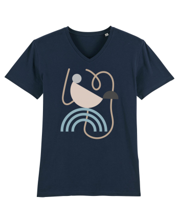 Abstract Ramen French Navy