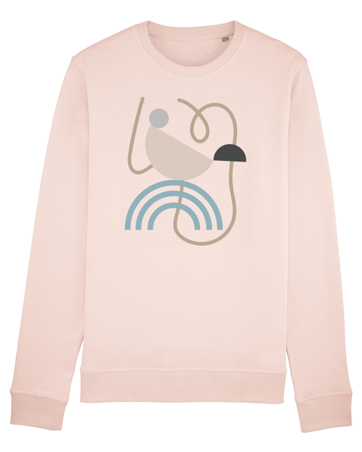 Bluză mânecă lungă Unisex Rise Candy Pink