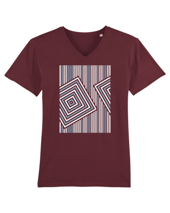 Abstract Reality Burgundy