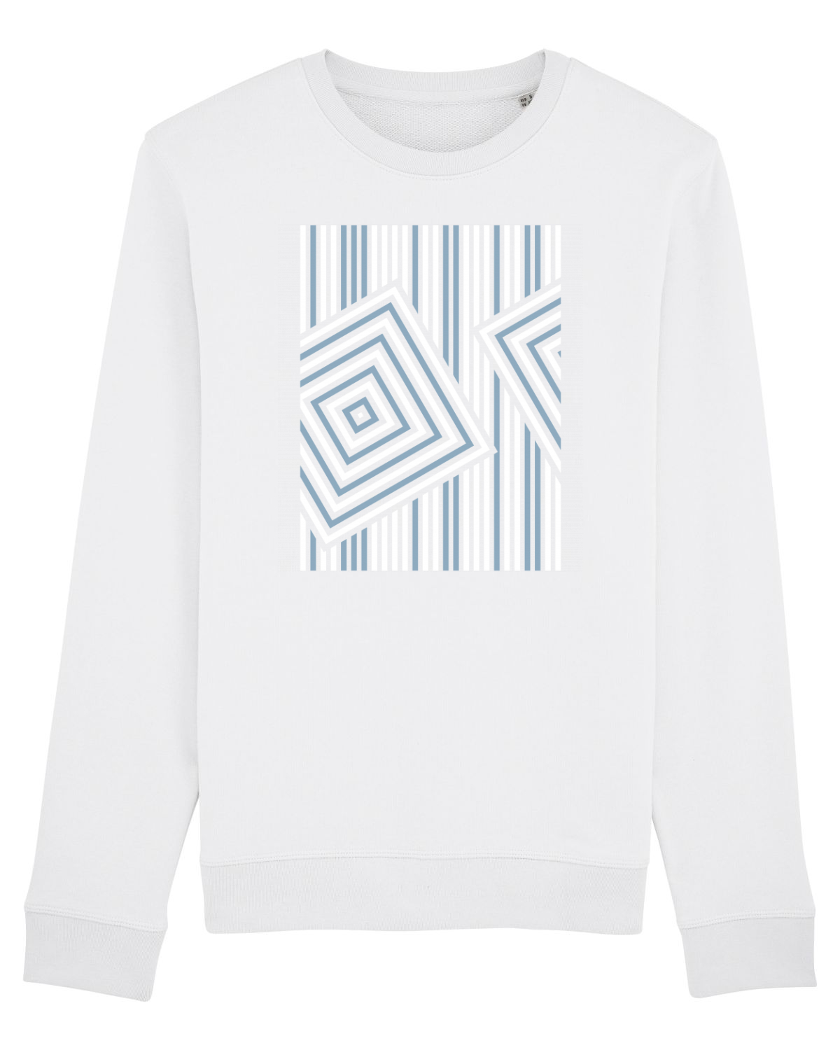 Bluză mânecă lungă Unisex Rise White