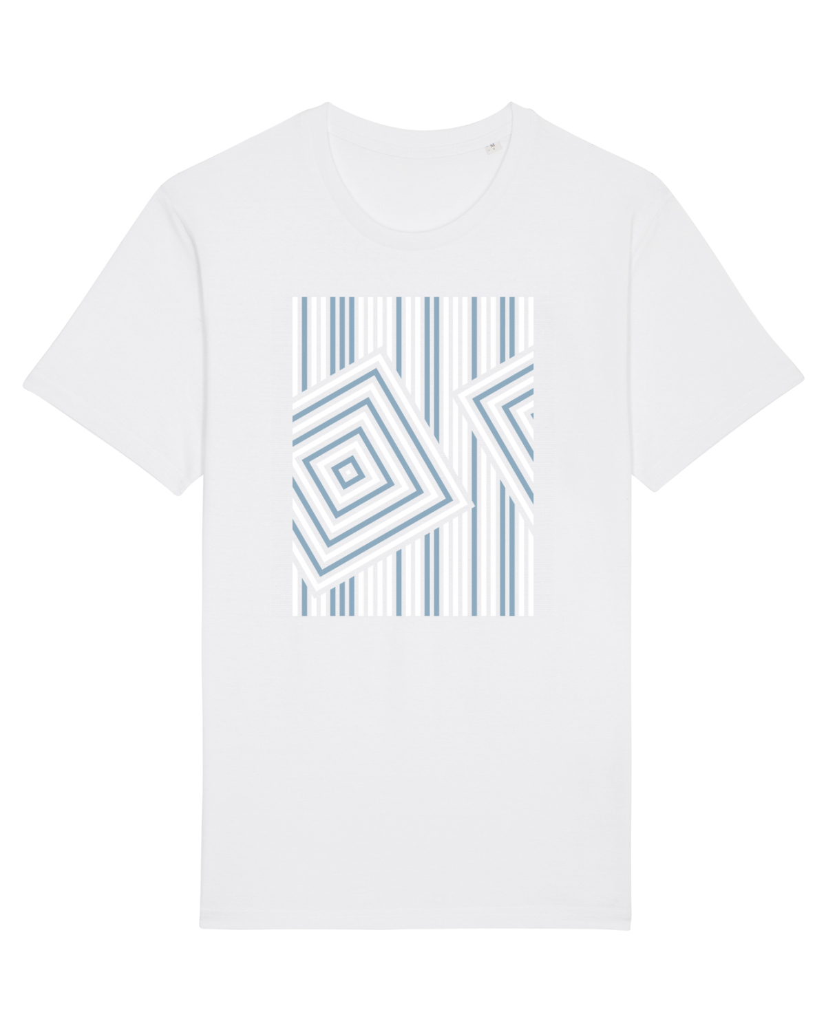Tricou mânecă scurtă Unisex Rocker White