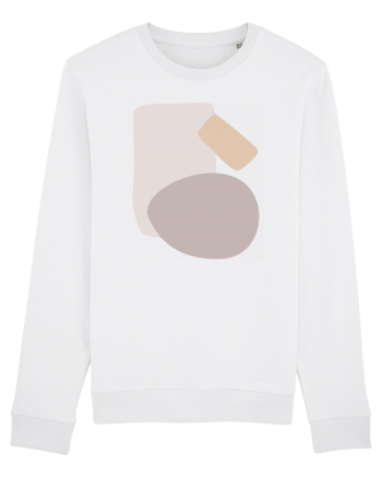 Abstract Simple Shapes White