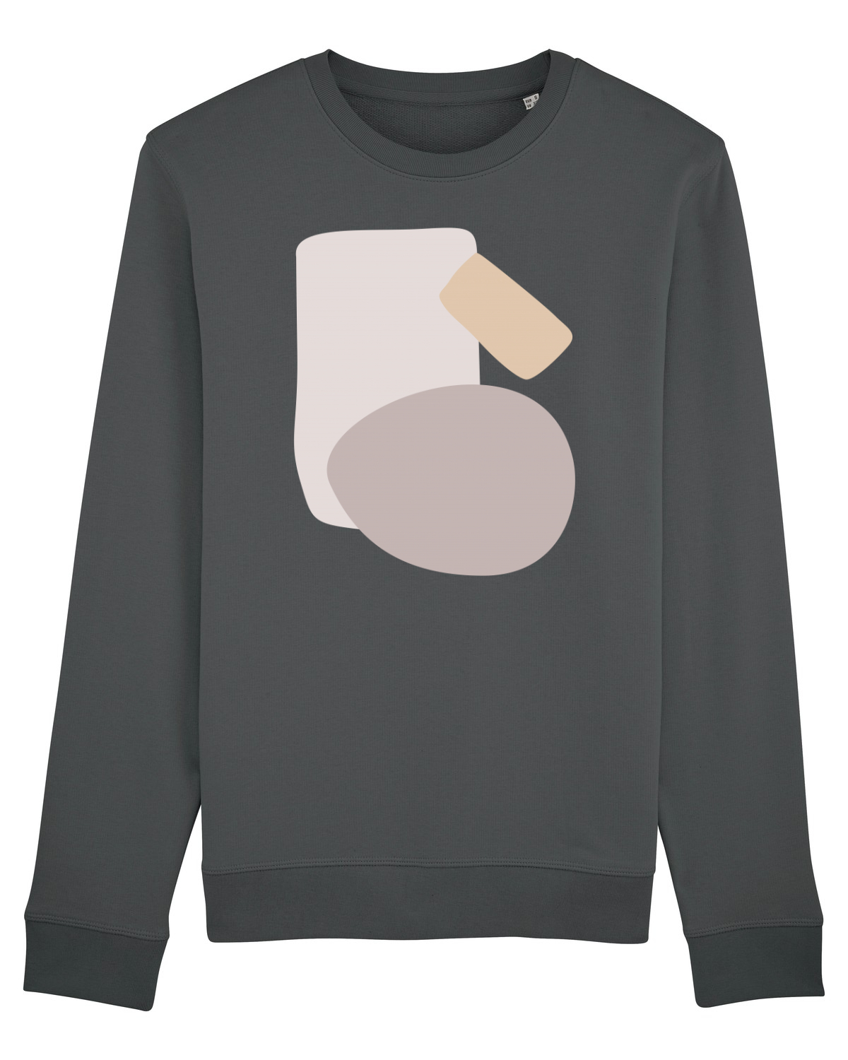 Bluză mânecă lungă Unisex Rise Anthracite