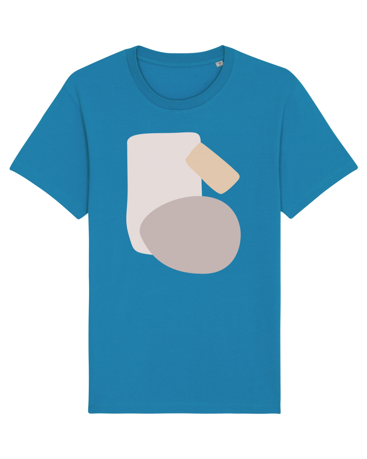 Tricou mânecă scurtă Unisex Rocker Azur