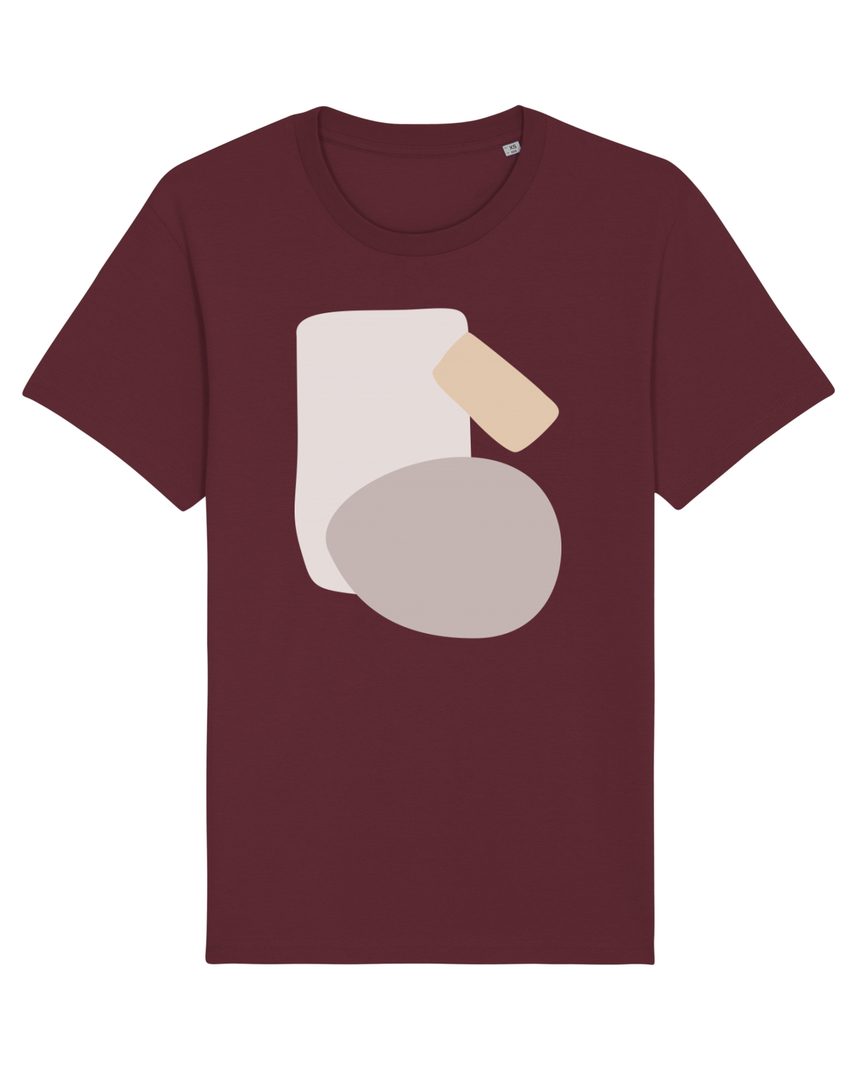 Tricou mânecă scurtă Unisex Rocker Burgundy