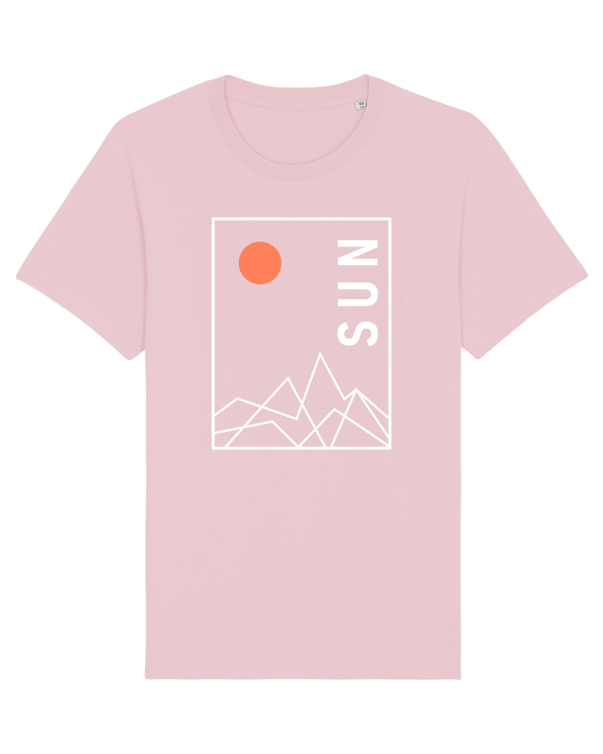 Tricou mânecă scurtă Unisex Rocker Cotton Pink