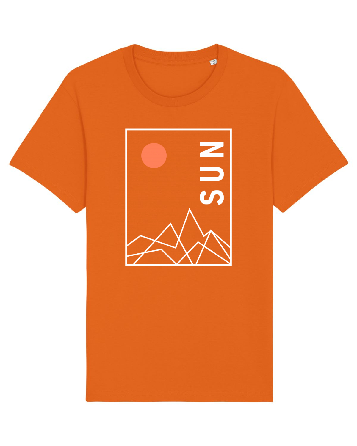 Tricou mânecă scurtă Unisex Rocker Bright Orange