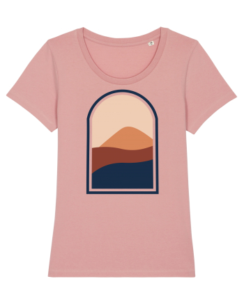 Abstract View Canyon Pink