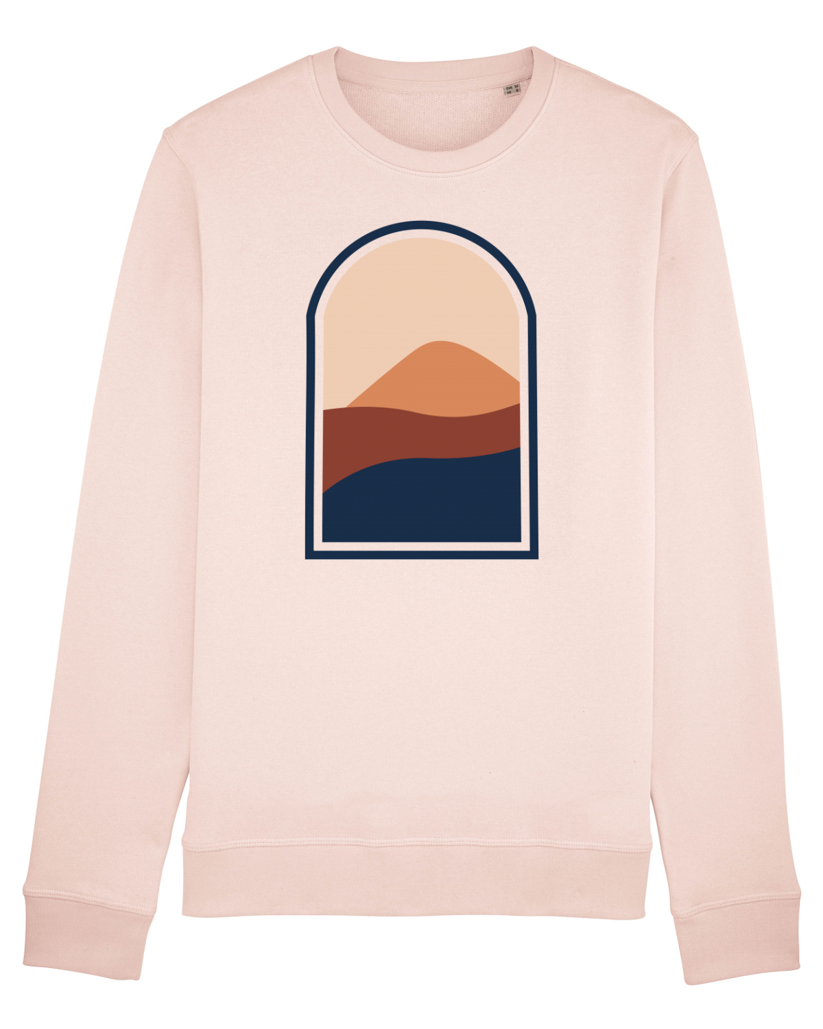 Bluză mânecă lungă Unisex Rise Candy Pink