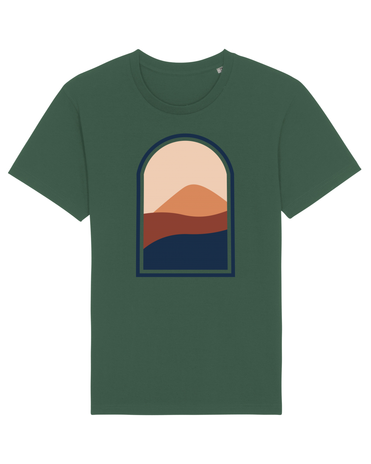 Tricou mânecă scurtă Unisex Rocker Bottle Green