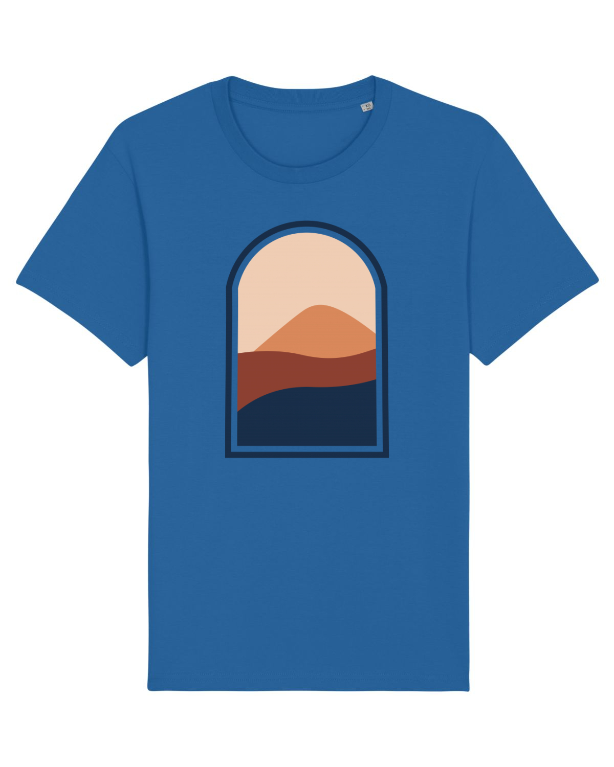 Tricou mânecă scurtă Unisex Rocker Royal Blue
