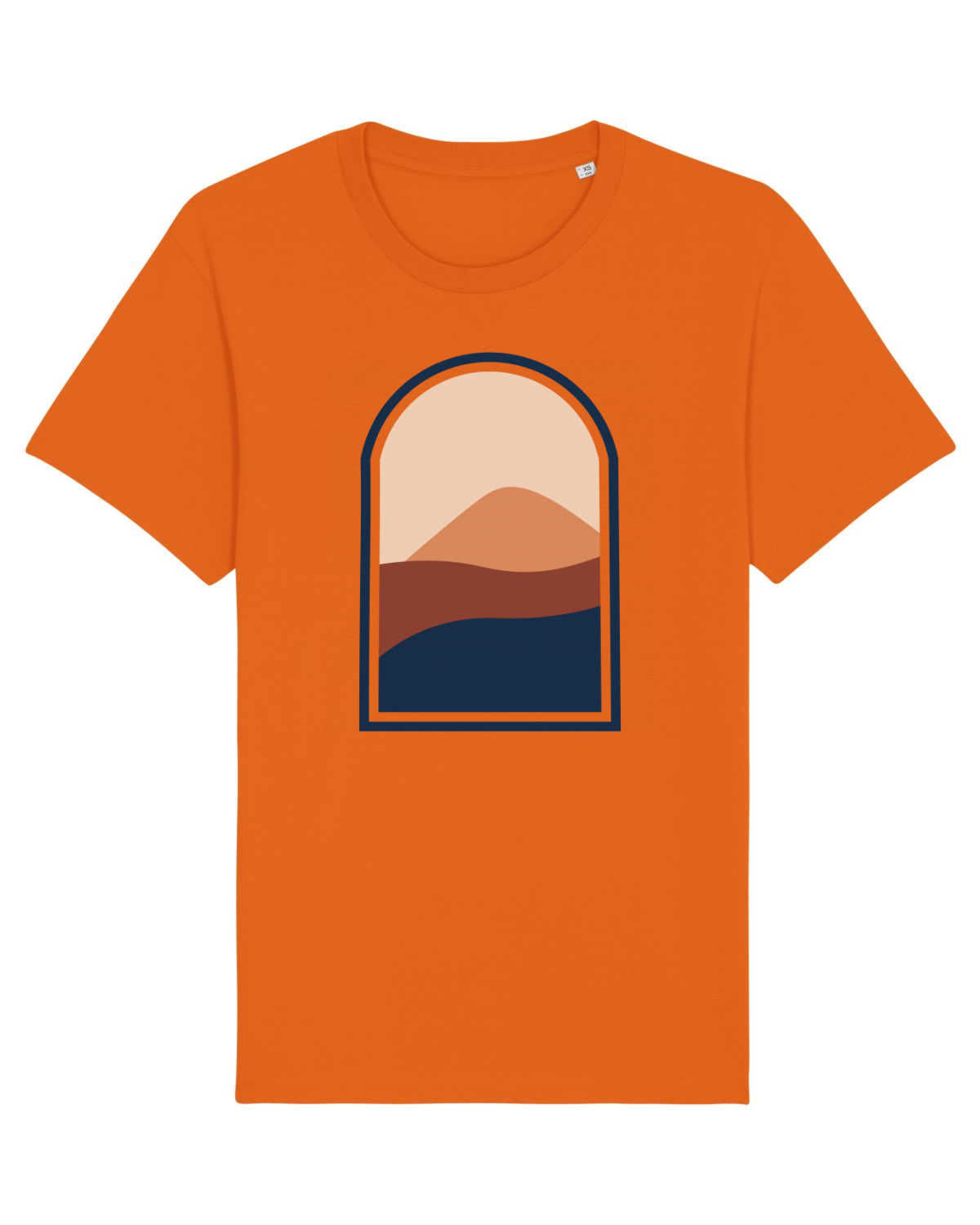 Tricou mânecă scurtă Unisex Rocker Bright Orange