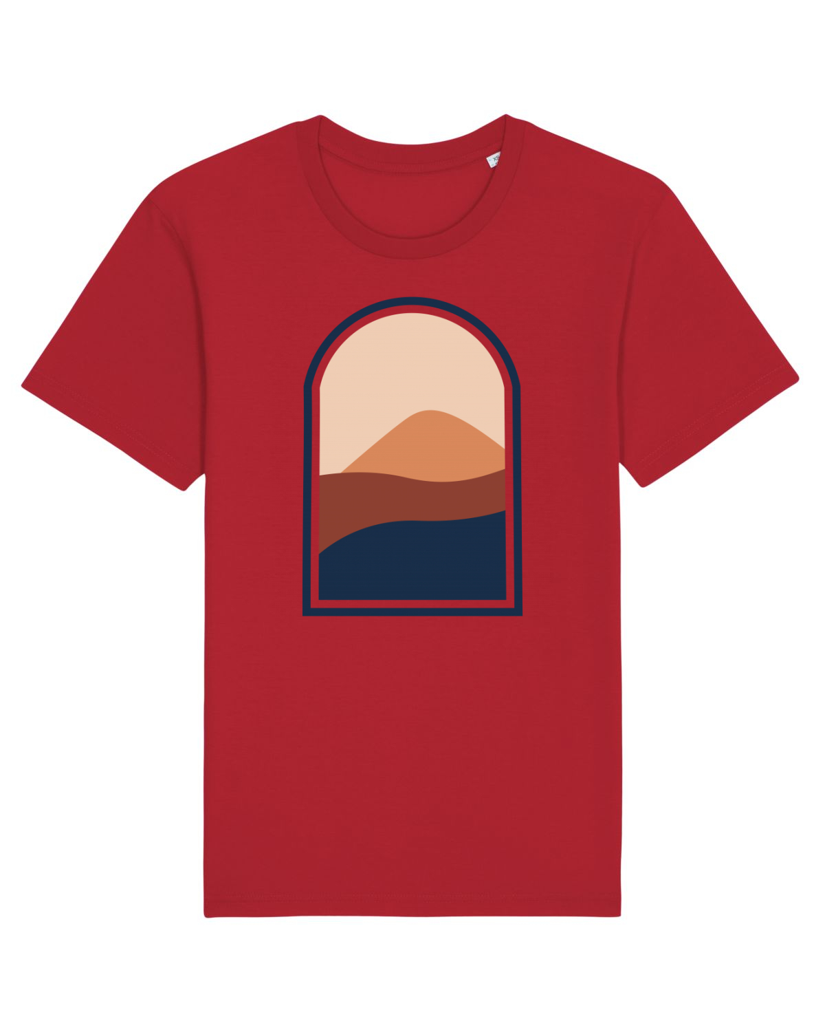 Tricou mânecă scurtă Unisex Rocker Red