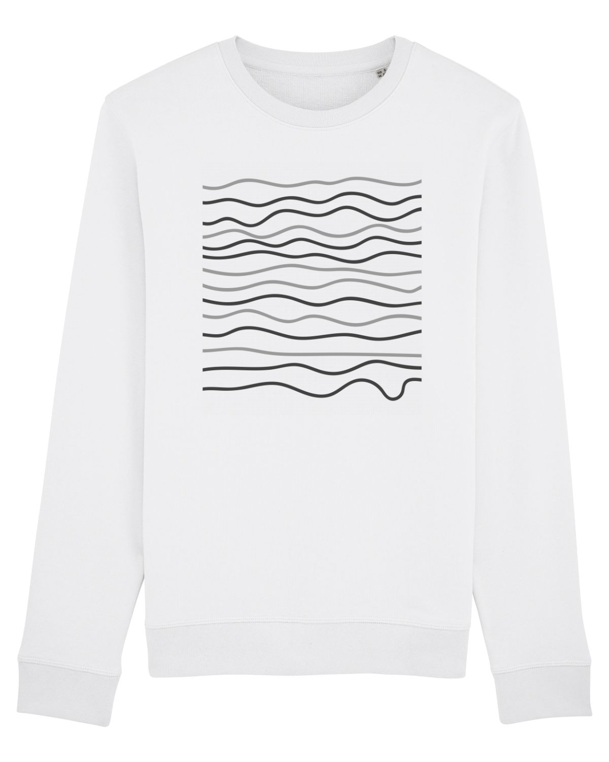 Bluză mânecă lungă Unisex Rise White