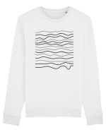 Abstract Waves Bluză mânecă lungă Unisex Rise