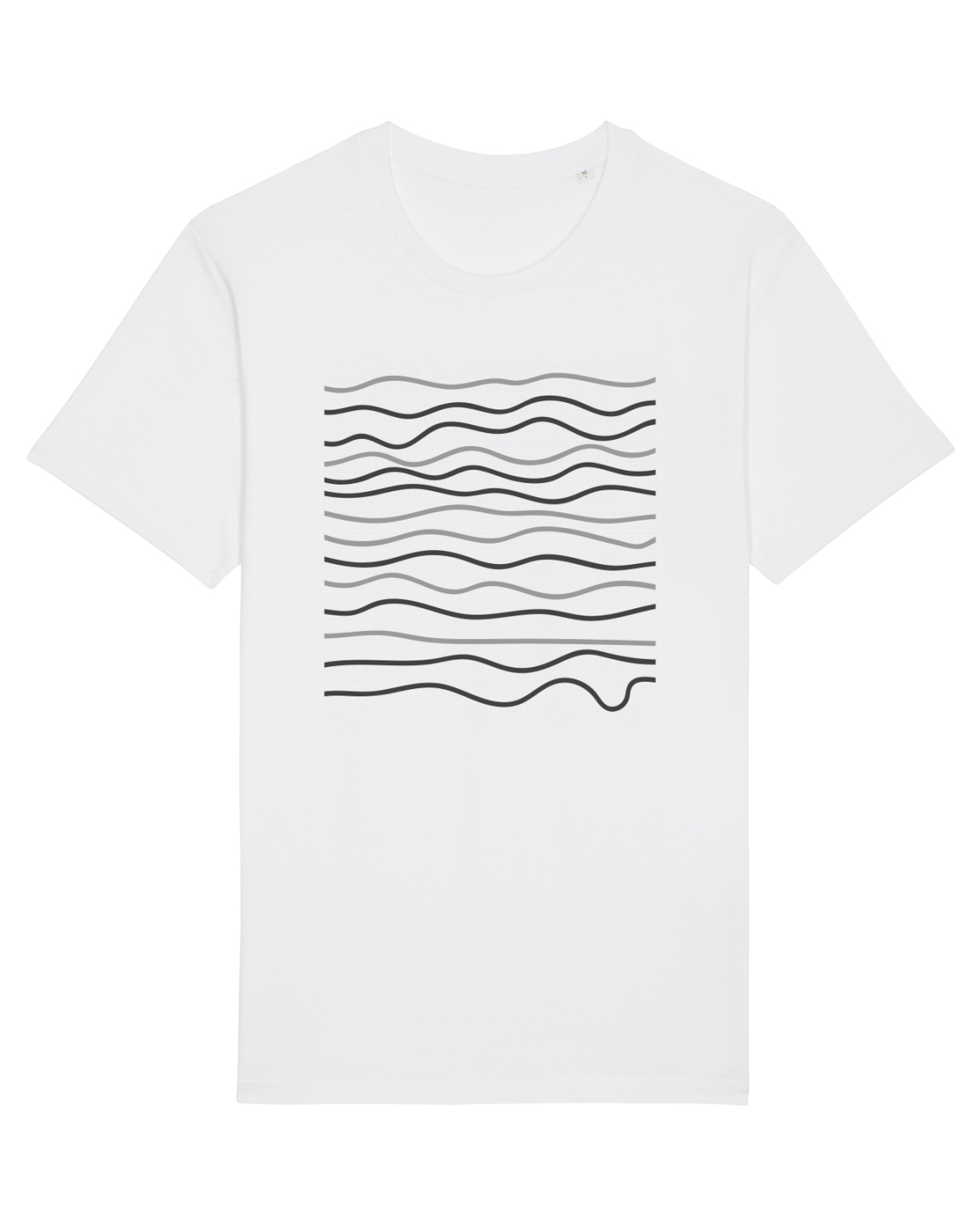 Tricou mânecă scurtă Unisex Rocker White