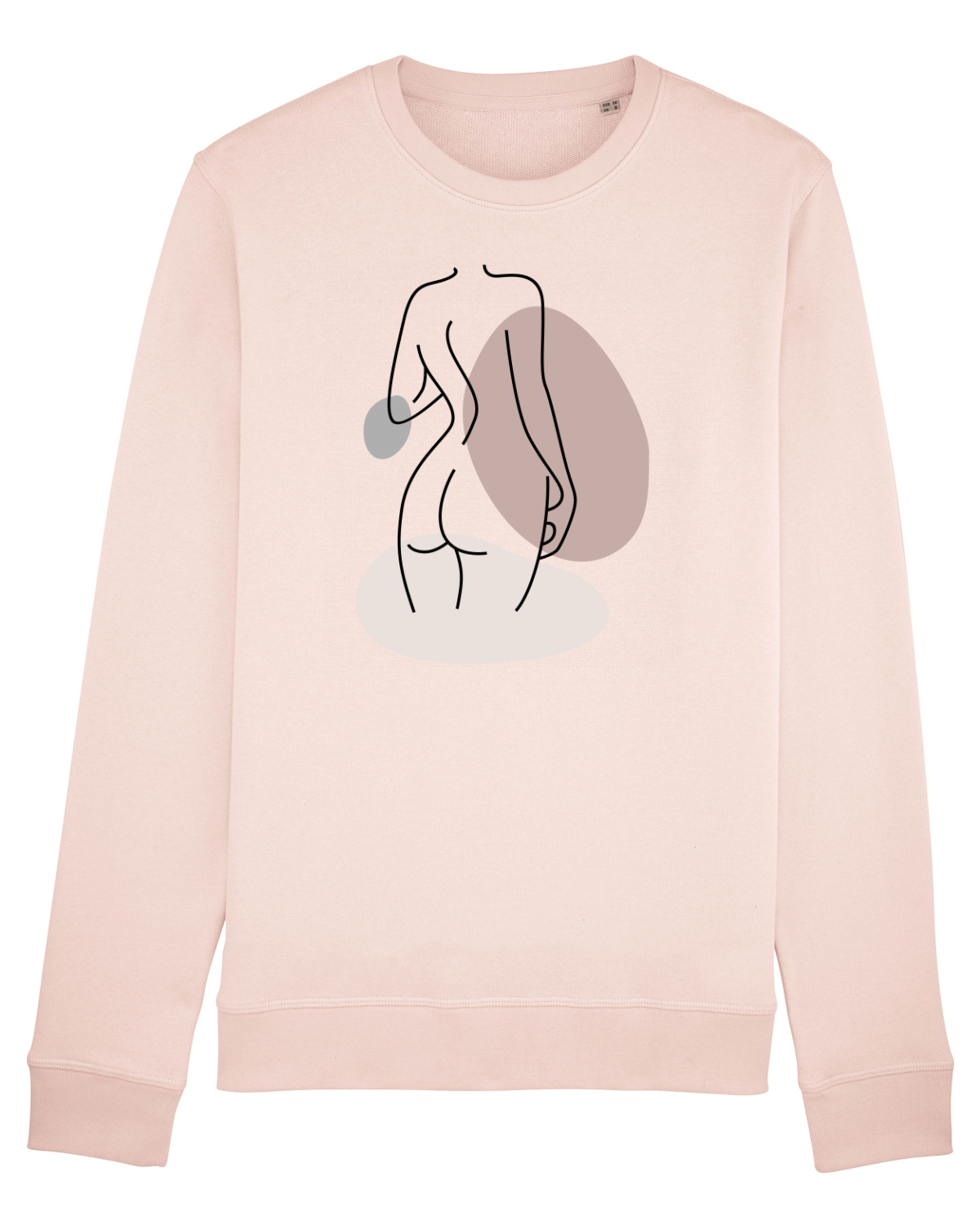 Bluză mânecă lungă Unisex Rise Candy Pink
