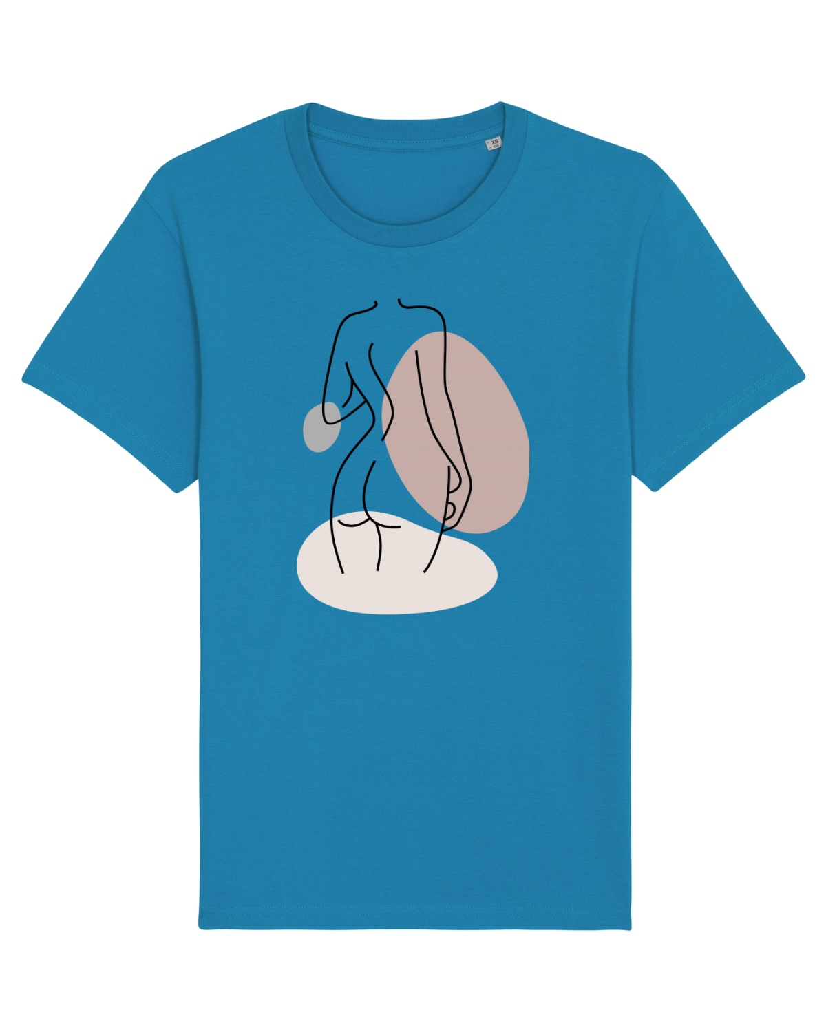 Tricou mânecă scurtă Unisex Rocker Azur