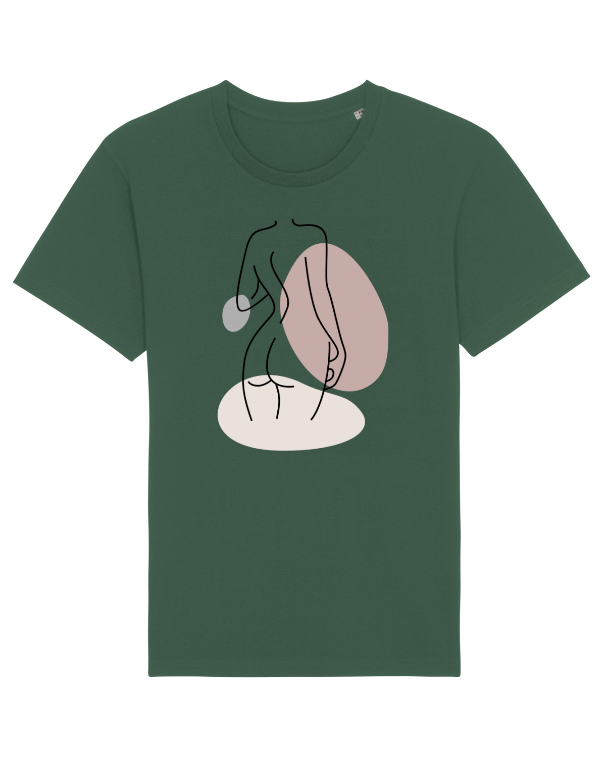 Tricou mânecă scurtă Unisex Rocker Bottle Green