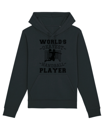 World'S Okayest Handball Player Black