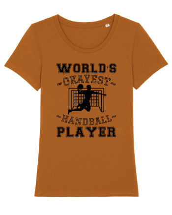 World'S Okayest Handball Player Roasted Orange