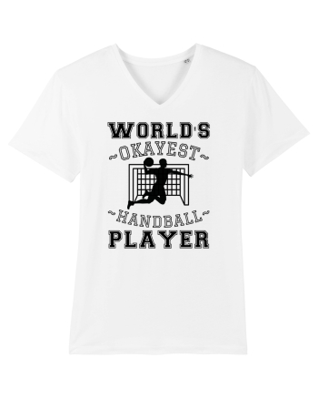 World'S Okayest Handball Player White