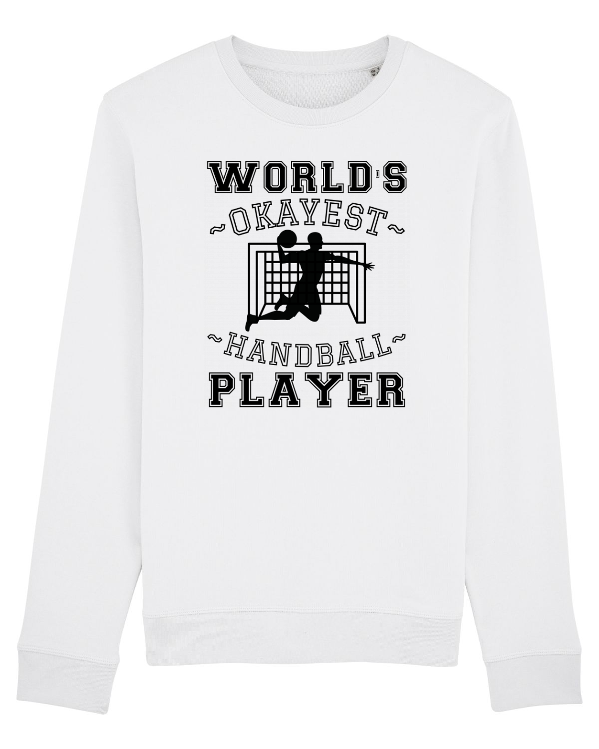 Bluză mânecă lungă Unisex Rise White