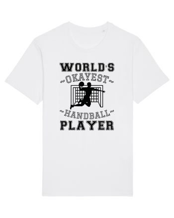 World'S Okayest Handball Player White