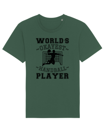 World'S Okayest Handball Player Bottle Green