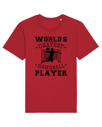 World'S Okayest Handball Player Red