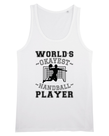 World'S Okayest Handball Player White