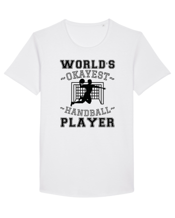 World'S Okayest Handball Player White