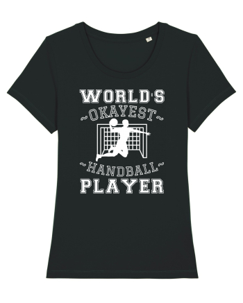 World'S Okayest Handball Player Black