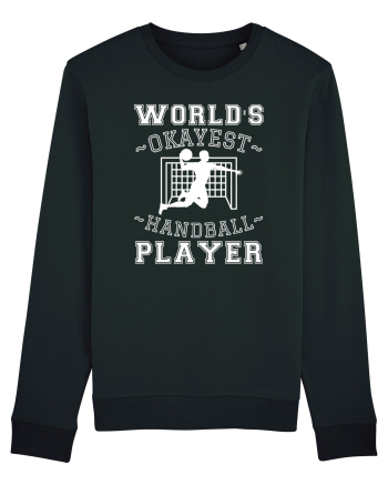 World'S Okayest Handball Player Black
