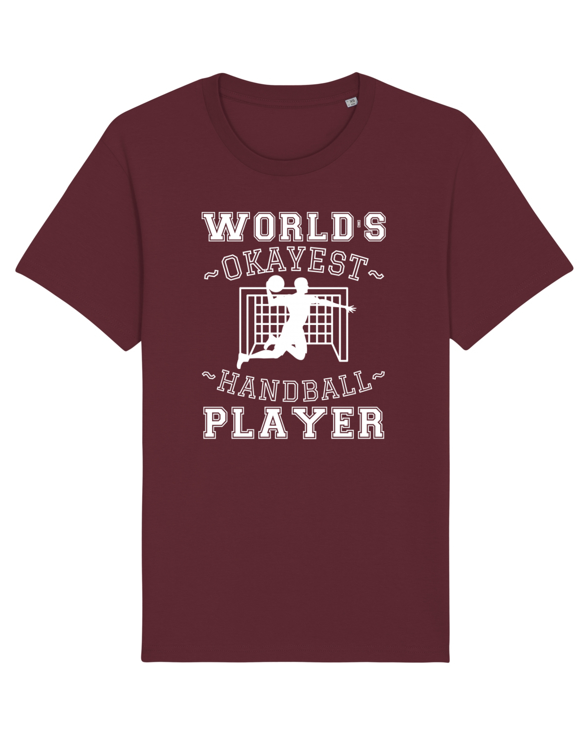 Tricou mânecă scurtă Unisex Rocker Burgundy