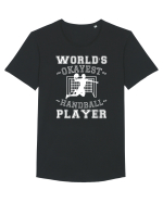 World'S Okayest Handball Player Tricou mânecă scurtă guler larg Bărbat Skater