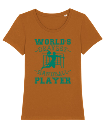 World'S Okayest Handball Player Roasted Orange