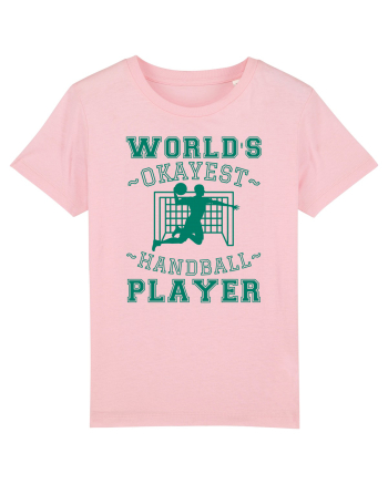 World'S Okayest Handball Player Cotton Pink