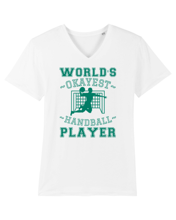 World'S Okayest Handball Player White