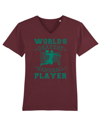 World'S Okayest Handball Player Burgundy