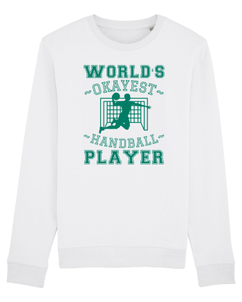 World'S Okayest Handball Player White