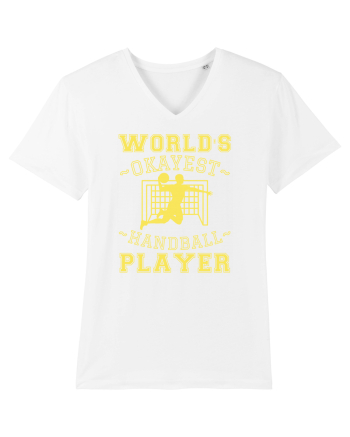 World'S Okayest Handball Player White
