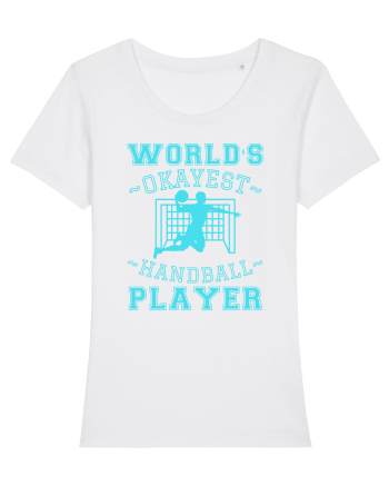 World'S Okayest Handball Player White