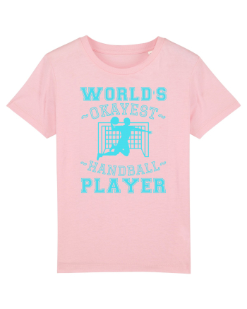 World'S Okayest Handball Player Cotton Pink