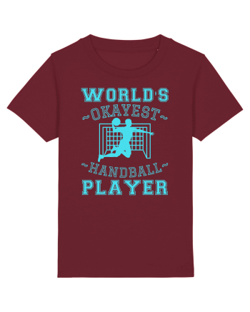 World'S Okayest Handball Player Burgundy