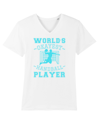 World'S Okayest Handball Player White