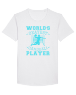 World'S Okayest Handball Player Tricou mânecă scurtă guler larg Bărbat Skater