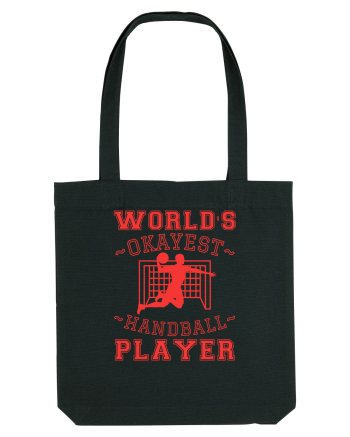 World'S Okayest Handball Player Black