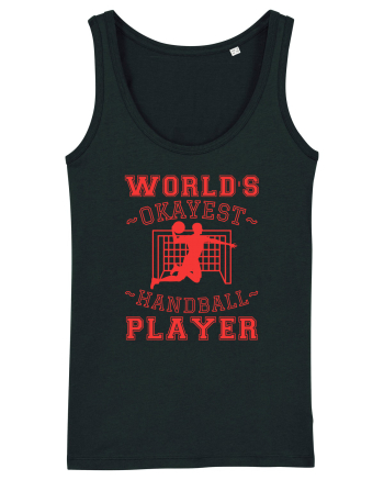 World'S Okayest Handball Player Black